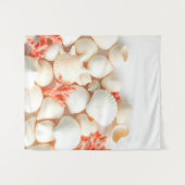 PastellMuscheln Wandteppich (Vorderseite (Horizontal))