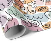 Pastellmuster Bohopapier Geschenkpapier (Rolleneckpunkt)