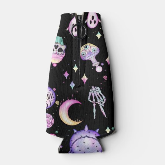 Pastellmuster dunkel flaschenkühler (Rückseite)