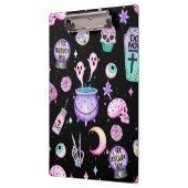 Pastellmuster dunkel klemmbrett (Links)