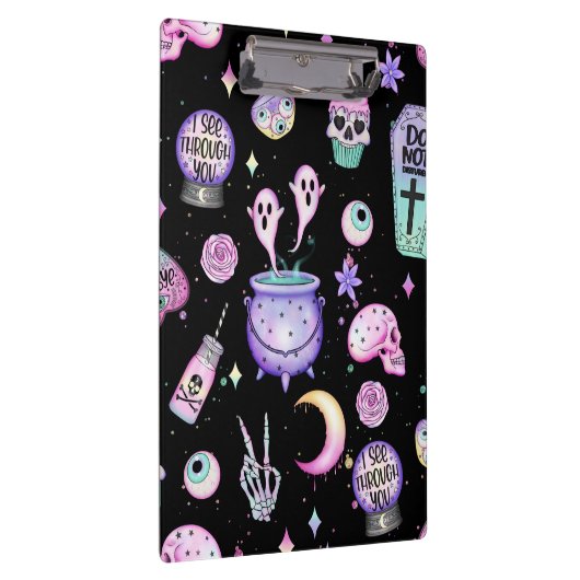 Pastellmuster dunkel klemmbrett (Rechts)