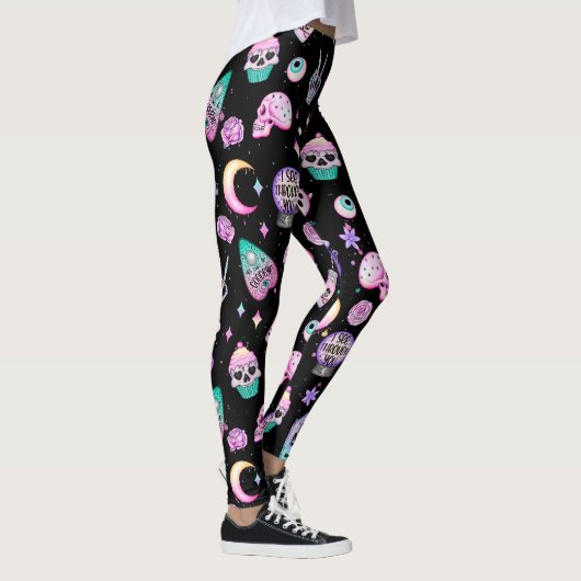 Pastellmuster dunkel leggings (Rechts)