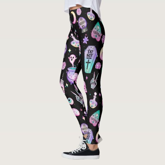 Pastellmuster dunkel leggings (Links)