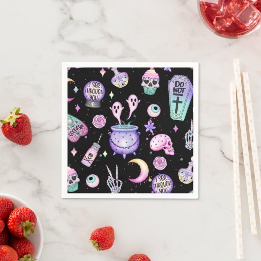 Pastellmuster dunkel serviette (Beispiel)