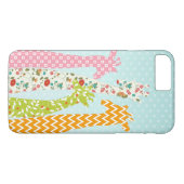 Pastellmuster gefüllt 4 Giraffen iPhone 7 Plus Case-Mate iPhone Hülle (Rückseite (Horizontal))