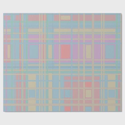 Pastellmuster Geschenkpapier (Flach)