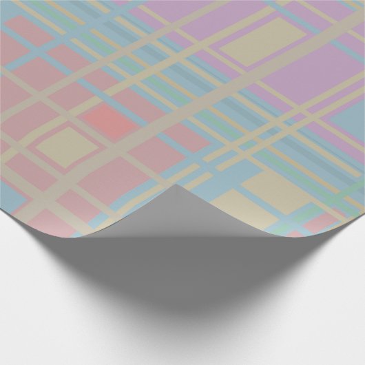 Pastellmuster Geschenkpapier (Ecke)