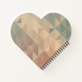 Pastellmuster geschlechtsneutral notizblock (Rückseite)