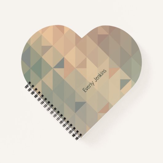 Pastellmuster geschlechtsneutral notizblock (Vorderseite)