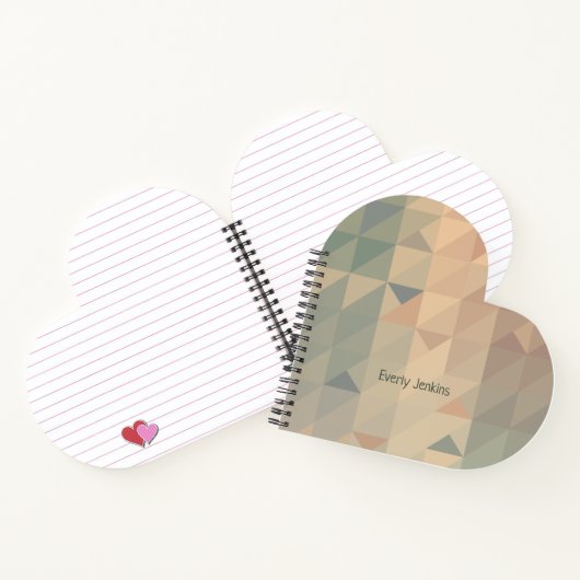 Pastellmuster geschlechtsneutral notizblock (Innenseite)