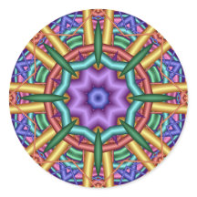 Pastellmuster Kaleidoskop