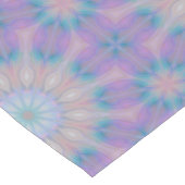 Pastellmutter Perlmuster Name Monogramm | Mittelgroßer Tischläufer (Ecke)