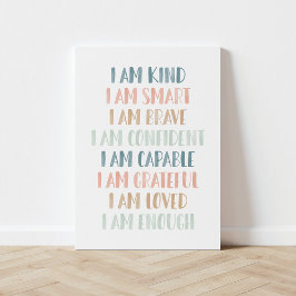 Pastellnachweise für die Dekoration des Kinderzimm Leinwanddruck