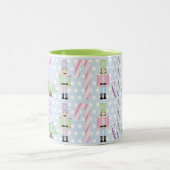 Pastellnussknacker-Reihen-Tee-Kaffee-Tasse Zweifarbige Tasse (Mittel)