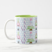 Pastellnussknacker-Reihen-Tee-Kaffee-Tasse Zweifarbige Tasse (Links)