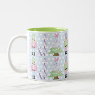 Pastellnussknacker-Reihen-Tee-Kaffee-Tasse Zweifarbige Tasse