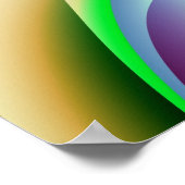 Pastello-Blume Poster (Ecke)