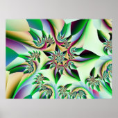 Pastello-Blume Poster (Vorne)