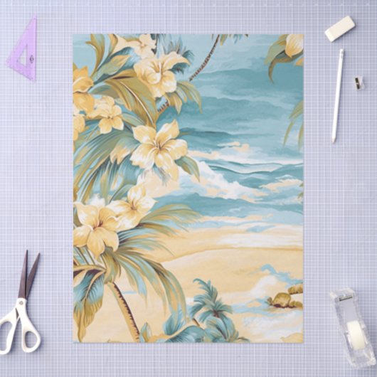 PastellOcean View Decoupage Seidenpapier (Basteln)