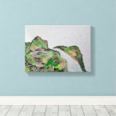 Pastellölmalerei in Canvass Leinwanddruck (Insitu (Holzboden))