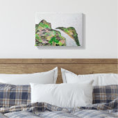 Pastellölmalerei in Canvass Leinwanddruck (Insitu (Schlafzimmer))