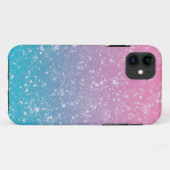 PastellOmbre Glitzer Case-Mate iPhone Hülle (Rückseite (Horizontal))