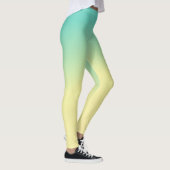 PastellOmbre Leggings - Grün, zum von Steigung (Rechts)