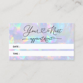 Pastelloptik-Foto-Terminkarte Visitenkarte