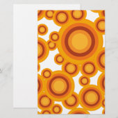 Pastellorange Briefpapier (Vorne/Hinten)