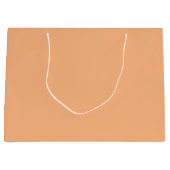 Pastellorange Große Geschenktüte (Vorderseite)