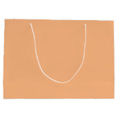 Pastellorange Große Geschenktüte (Rückseite)