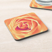 Pastellorange-Rose Untersetzer (Linke Seite)