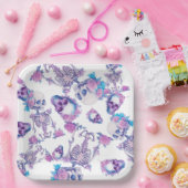 Pastelloween Skulls Pappteller (Party)