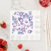 Pastelloween Skulls Serviette (Beispiel)