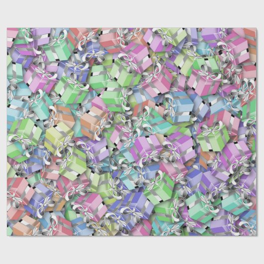 Pastellpackpapier Geschenkpapier (Flach)