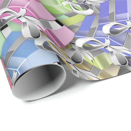 Pastellpackpapier Geschenkpapier (Rolleneckpunkt)