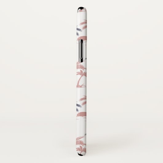Pastellpalme durch das Strand-Muster Case-Mate iPhone Hülle (Hinten/Rechts)