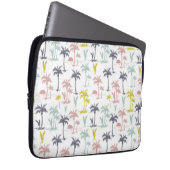 Pastellpalme durch das Strand-Muster Laptopschutzhülle (Vorne Rechts)