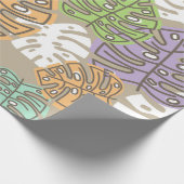 Pastellpapier für Blätter Geschenkpapier (Ecke)