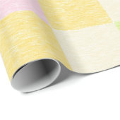 PastellPatchwork-Regenbogen-Packpapier Geschenkpapier (Rolleneckpunkt)
