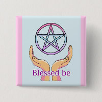 PastellPentagramm "Blessed ist" Pentagram
