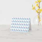 Pastellpferd Karte (Gelbe Blume)