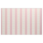 Pastellpfirsich und rosa Streifen Stoff (Fat Quarter (45,7 x 55,9 cm))