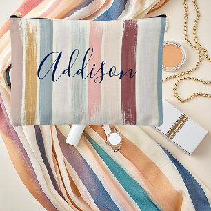 Pastellpinselstriche personalisiert zubehörtasche