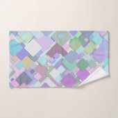 Pastellplätze Badehandtuch Set (Handtuch)