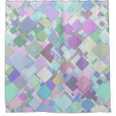 Pastellplätze Duschvorhang (Vorderseite)