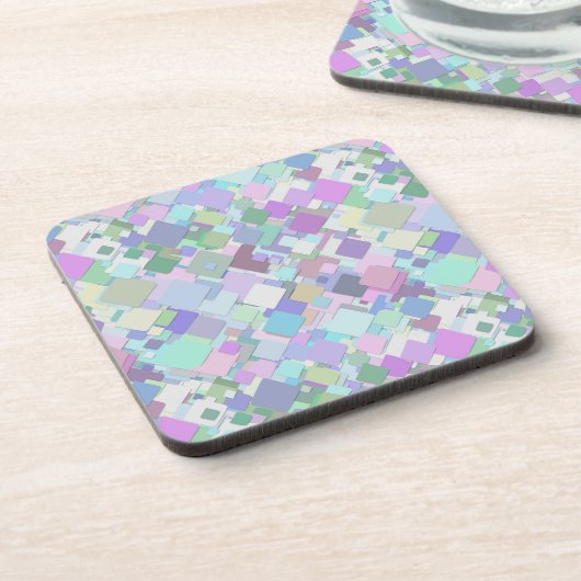 Pastellplätze Untersetzer Set (Linke Seite)