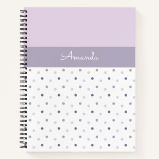 Pastellpolka-Punkte Notizblock