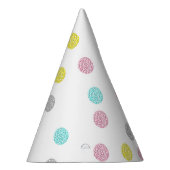 Pastellpolka-Punkte Partyhütchen (Rechts)