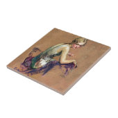 Pastellporträt Fliese (Seite)